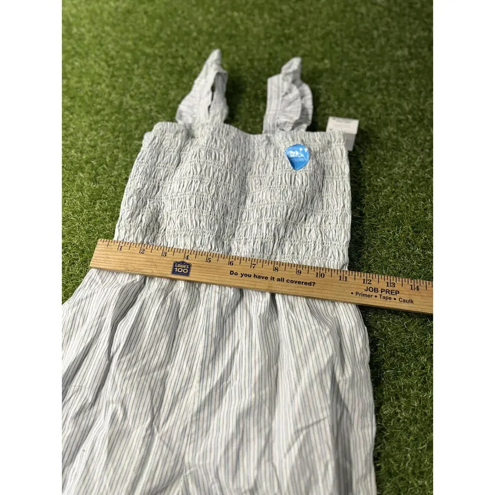Carters Girls Romper 7 Striped‎ Sleeveless Jumpsuit with Ruffle Straps